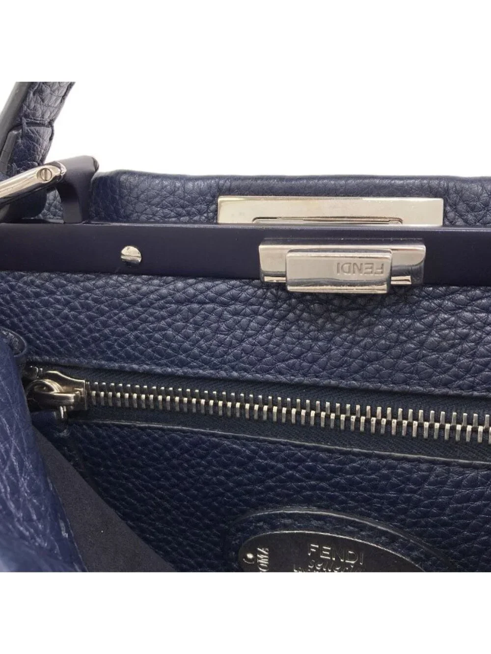 Fendi Peekaboo 2-Way Handbag Calfskin